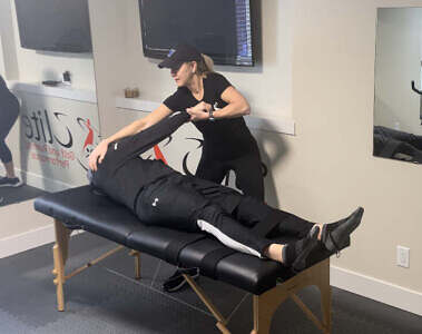 Fascial stretch - upper body