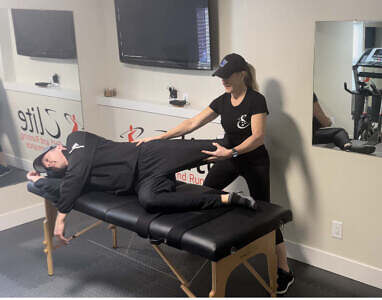 Fascial stretch - lower body